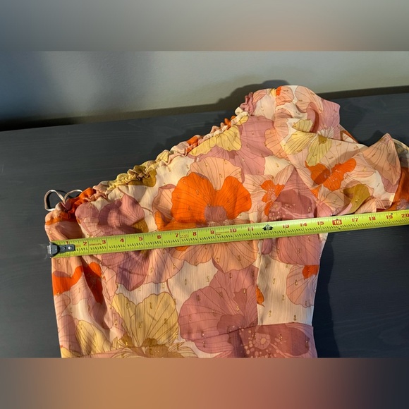 Taylor One Shoulder Floral MIDI Dress NEW - Picture 8 of 9